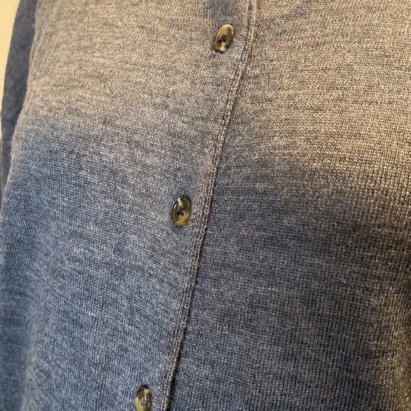 NWT! Universal Standard City Wool Cardigan in Grey Melange - Picture 4 of 6